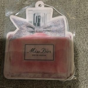 Miss Dior car air freshener